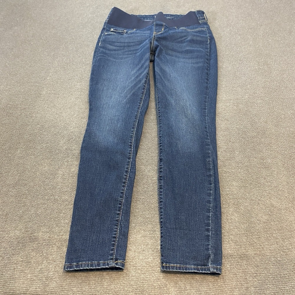 Levi's Maternity Women's Skinny Jeans - Dark Blue Size Medium